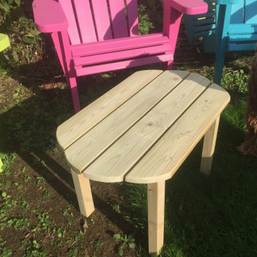Oystershell style side table